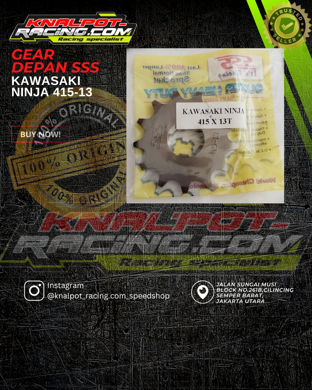 GEAR DEPAN SSS NINJA 415-13 